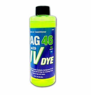 Auto A/C PAG Oil, ISO 46 viscosity with UV Dye, R134a systems, 8 oz. Automotive