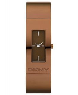 DKNY Watch, Womens Brown Ion Plated Stainless Steeel Bracelet NY8392   Watches   Jewelry & Watches