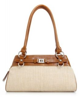 Giani Bernini Handbag, Glazed Leather Swagger Satchel   Handbags & Accessories