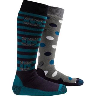 Burton Weekender Two Pack Socks Heathers/Hex/Spruce   Womens