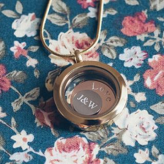 child's mixed metal personalised disc locket by milly's cottage