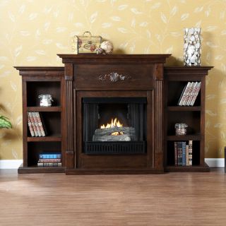 Franklin Bookcase Gel Fuel Fireplace