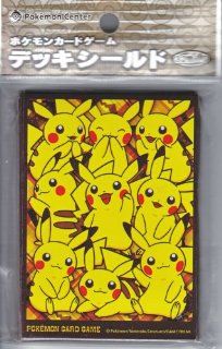 Pikachu Deck Sleeves 32 Pieces   Pokemon Center Black & White BW Card Protector TCG CCG Nintendo Japan Toys & Games