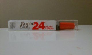 (Pack of 2) Maybelline New York Superstay 24, 2 step Lipcolor   110 Constant Coral  Lipstick  Beauty
