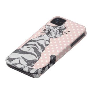 Missy Cat 02 iPhone 4 Covers