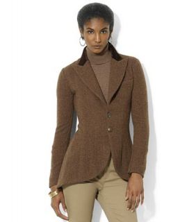 Lauren Ralph Lauren Jacket, Tweed Two Button Blazer   Jackets & Blazers   Women