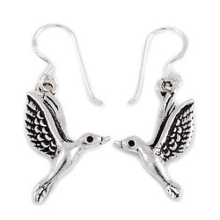 25% off silver hummingbird earrings by charlotte's web