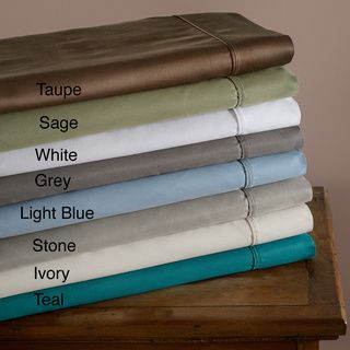 Cotton Rich Sateen 600 Thread Count Split King Wrinkle resistant Sheet Set Sheets