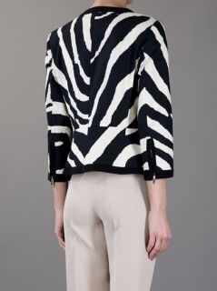 Max Mara Studio Zebra Print Jacket