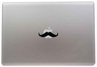 Mustache Decal Sticker for MacBook Pro 13" 15" with or w/out Retina Display, MacBook Air 11" 13", iPad, iMac BLACK (#B128) Computers & Accessories