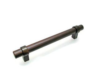 PULL 128MM BRUSHED OIL RUBBED BRONZE   Cabinet And Furniture Pulls  
