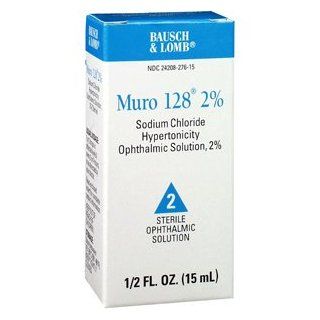 MURO 128 2% SOLUTION 15MED L Health & Personal Care