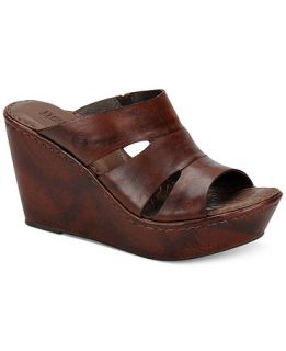 Born Amalia Platform Wedge Sandals   Shoes