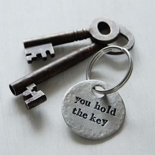 'you hold the key' key ring by kutuu lifestyle