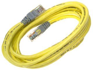 Belkin A3X126 10 YLW M 10/100BT RJ45M/RJ45M CAT5E Crossover Cable (10 Feet, Yellow) with Molded Boot (Gray) Electronics