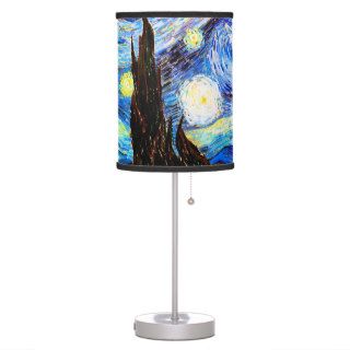 Van Gogh Starry Night (F612) Vintage Fine Art Lamp