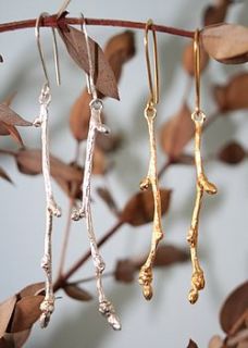 winter forest earrings by marie walshe jewellery