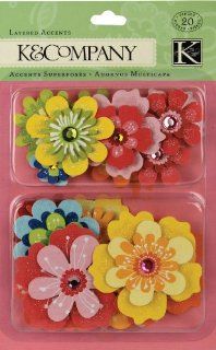 K&Company Bright Flower Layered Accents