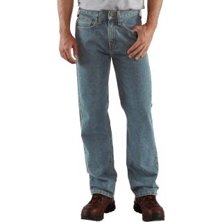 Carhartt Relaxed Fit Straight Leg Jean — Big, Model# B460  Jeans