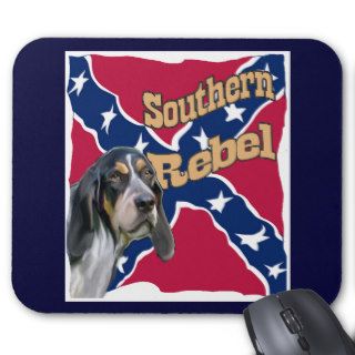 Bluetick Coonhound Southern Rebel Mouse Pads
