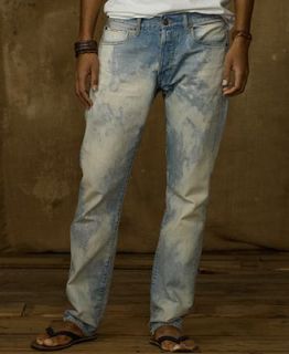 Denim & Supply Ralph Lauren Jeans, Slim Fit Orta Bleached Jeans   Jeans   Men