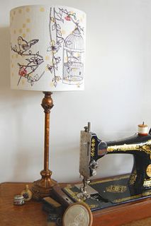 dotty bird luxury lampshade by laura felicity