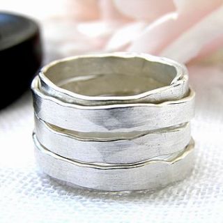 wrapped silver ring by anna k baldwin