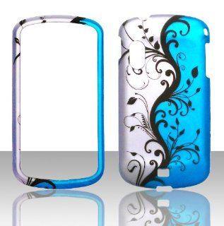 2D Blue Vines Samsung Stratosphere i405 Verizon Case Cover Hard Phone Case Snap on Cover Rubberized Touch Faceplates Cell Phones & Accessories