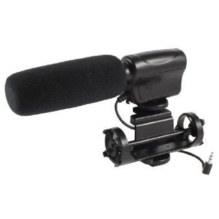 DSLR Camcorder Mic 121 Directional Stereo Microphone w Bracket Cell Phones & Accessories
