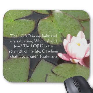 The LORD is my light    Psalm 271 Mouse Pad