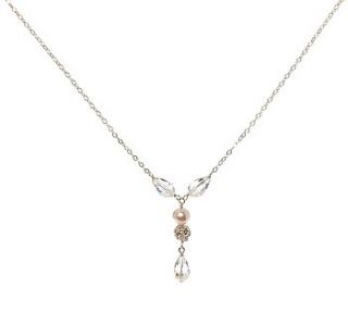 angel pendant necklace by yarwood white