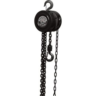 Wel-Bilt Manual Chain Hoist — 1/2-Ton Capacity  Manual Gear Chain Hoists
