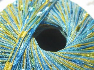 Knitting Fever Dazzle #119 Blue Yellow Green