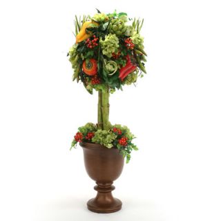 Distinctive Designs Harvest Topiary with Faux Vegetables and