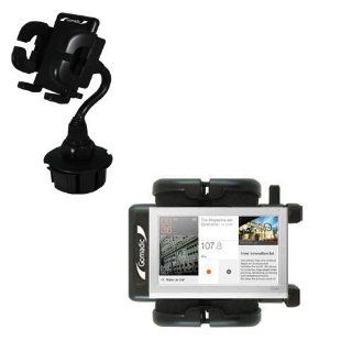 iRiver P7 compatible Innovative Gomadic Brand Cup Holder Vehicle Mount   Expands to fit any auto / car cupholder comes with the Gomadic Lifetime Warranty   Players & Accessories