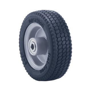 Marathon Tires Flat-Free Hand Truck Tire — 1/2in. Bore, 6in. x 2in., Sawtooth  Flat Free Hand Truck Wheels