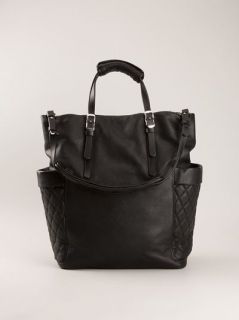 Jimmy Choo Quilted Pocket Tote Bag
