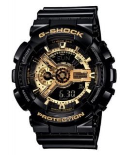 G Shock Mens Analog Digital Black Resin Strap Watch 53mm GA200BW 1A   Watches   Jewelry & Watches
