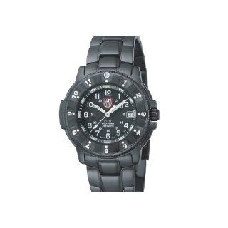 Luminox Men's F 117 Nightawk 3402 Black Stainless Steel Swiss Quartz Watch with Black Dial Luminox Watches
