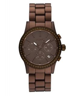 DKNY Watch, Womens Chronograph Brown Aluminum Plated Stainless Steel Bracelet NY8349   Watches   Jewelry & Watches