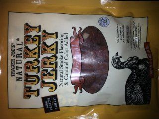 Trader Joe's Turkey Jerky 4 Oz (113g)  Jerky And Dried Meats  Grocery & Gourmet Food