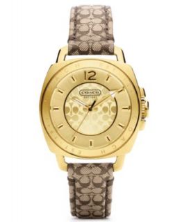 COACH BOYFRIEND BRACELET GOLD CRYSTAL WATCH   Watches   Jewelry & Watches
