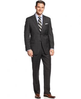 Jones New York Suit Charcoal Plaid   Suits & Suit Separates   Men