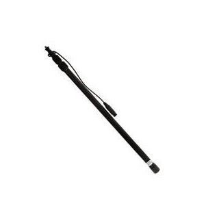K Tek 2'.4" to 5'.9" 3 Section Aluminum Avalon Series Boom Pole with Internal Coiled Cable, Nuetrik Female XLR with Swit, Bottom Exit  Camera & Photo