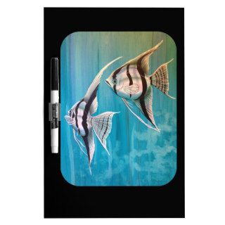 Pair of angel fish oil painting number 1 Dry Erase boards
