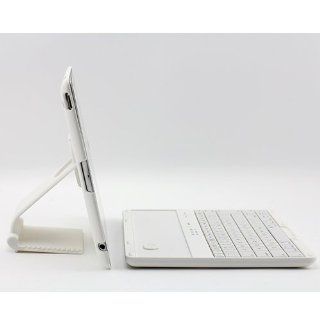Specam White Wireless Bluetooth Keyboard 360 Degree Rotating Case Cover Stand for iPad 2 3 4 Computers & Accessories