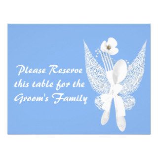 Wedding Table Place Cards Invite