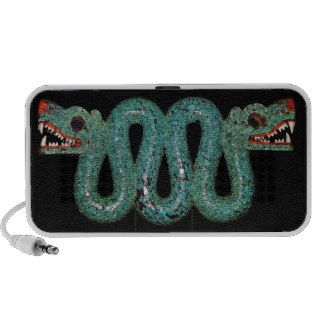 Jade Turquoise Serpent Aztec Mayan Mexican Mini Speakers