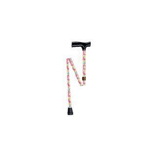 Adjustable Aluminum Folding Cane/Walking Stick Blossom Pink Health & Personal Care