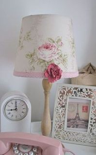 vintage rose handmade lampshade by rosie's vintage lampshades